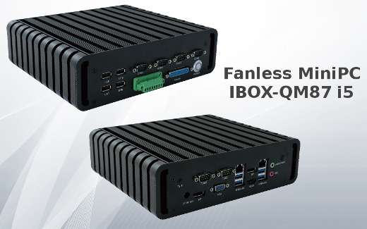 Przemysowy Komuter Fanless MiniPC IBOX-QM87 i5